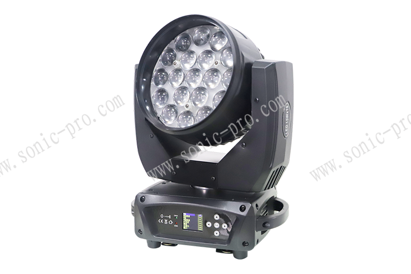 贵州YD-350R   LED19珠15W摇头染色灯