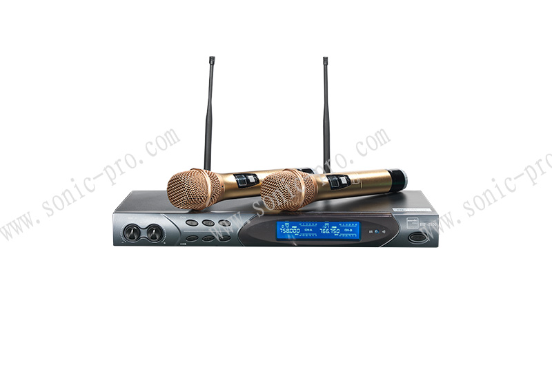 贵州UHF-2500  无线手持话筒（一拖二）