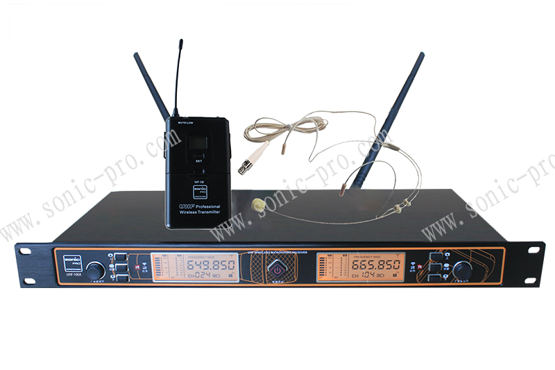 贵州UHF-100A  无线单头戴话筒